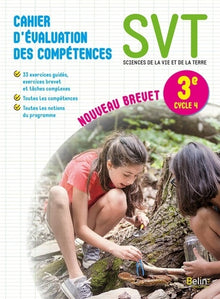SVT - 3e (2018): Cahier d'évaluation des compétences