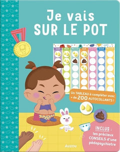 Je vais sur le pot - Mon cahier de gommettes