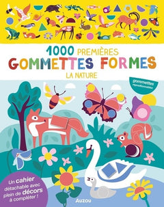 1000 premières gommettes formes - La nature