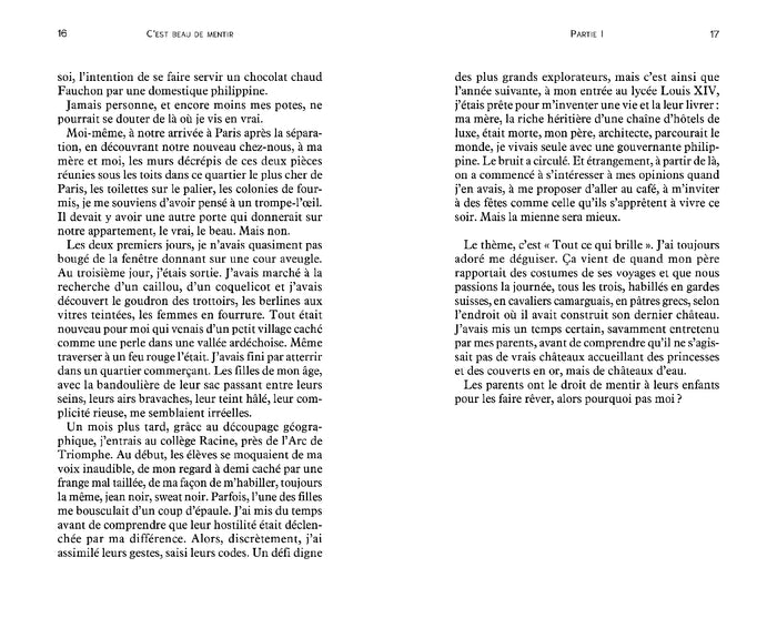 C'est beau de mentir