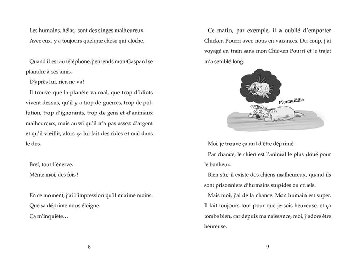 Moi, j'adore être heureuse !