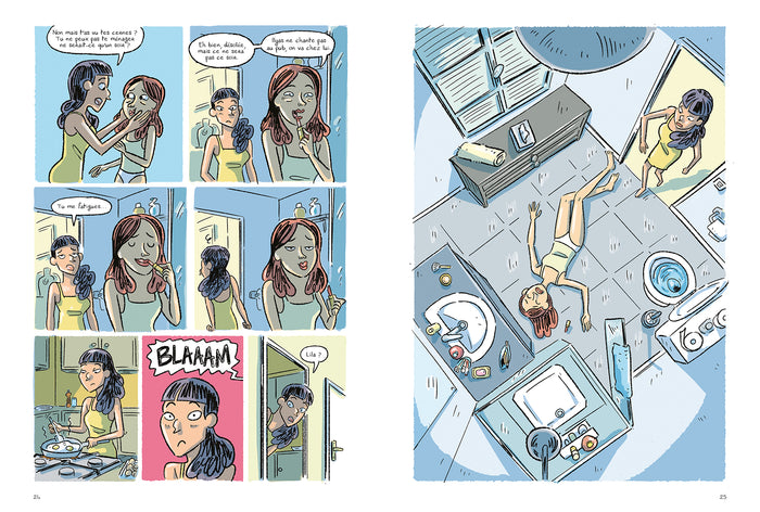 Des femmes guettant l'annonce