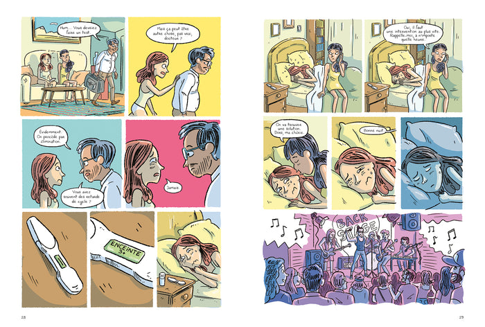 Des femmes guettant l'annonce