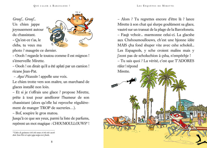 Que calor à Barcelone