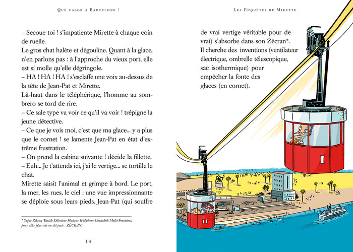 Que calor à Barcelone