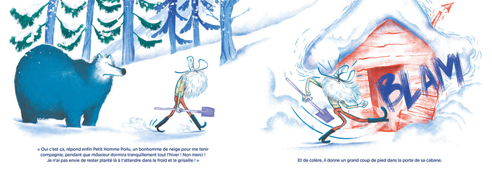 L'adorable ours des neiges