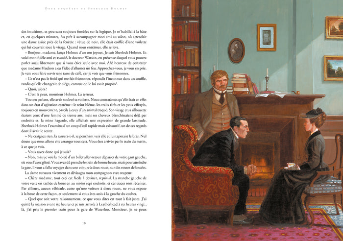 Deux enquêtes de Sherlock Holmes - L'aventure du ruban moucheté / Le Diadème de béryls