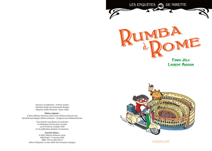 Les enquêtes de Mirette - Rumba à Rome