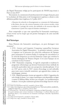 Vade-mecum informatique pour les Lettres et Sciences humaines