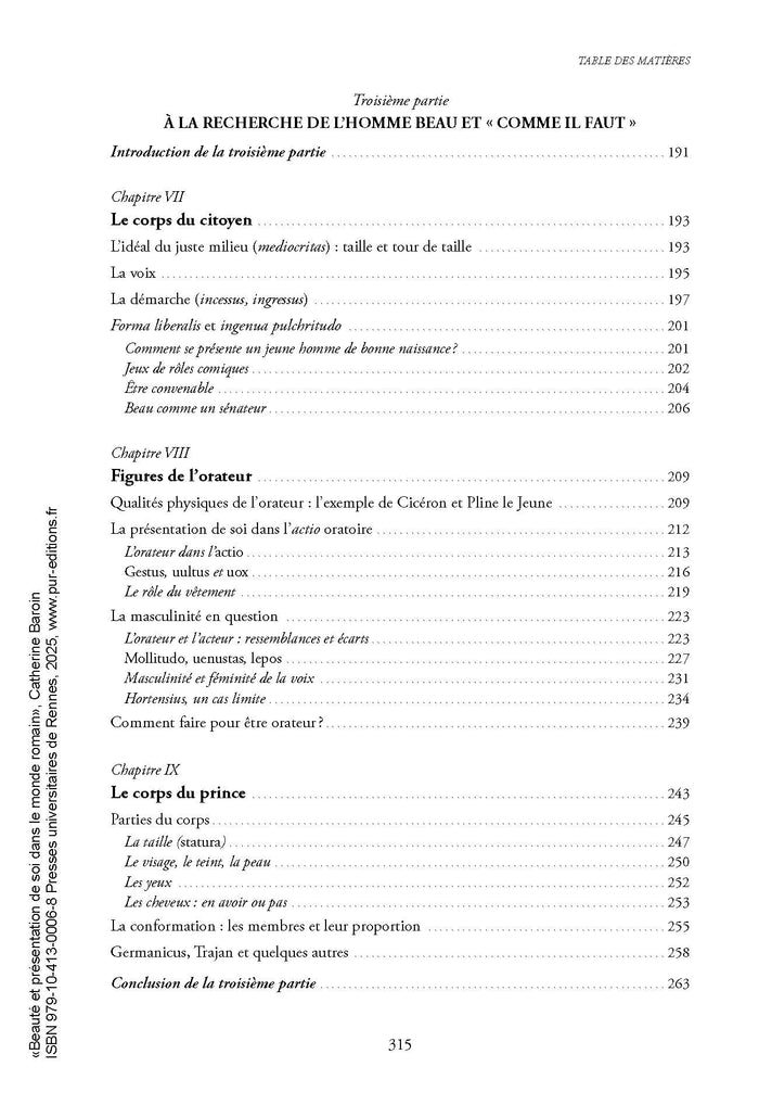 Beauté et présentation de soi dans le monde romain