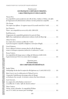 Formes et enjeux des comptabilités urbaines médiévales