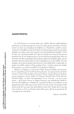 Lire Différence et Répétition de Gilles Deleuze