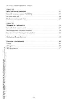 Les ports de commerce français de 1914 à 1965