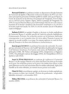 Biopouvoir en culture de l'écran