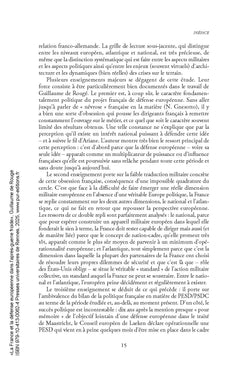 La France et la défense européenne dans l'après-guerre froide