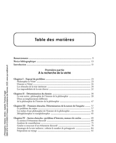 Philosophie, Histoire, Vérité