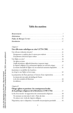 De la ville régénérée à la ville impie