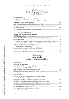 Féerie et esthétique