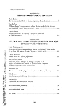 Communautés déchirées ?
