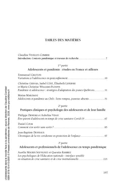 Adolescents dans le monde face à la pandémie