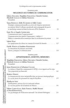 Psychologie du social et représentations sociales