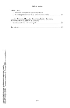 Psychologie du social et représentations sociales