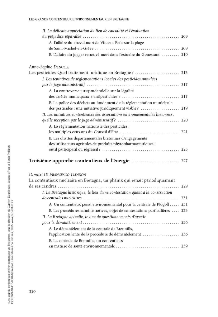 Les grands contentieux environnementaux en Bretagne