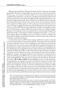 L'anecdote et le décor