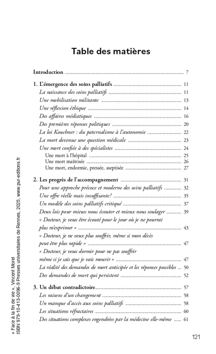 Face à la fin de vie