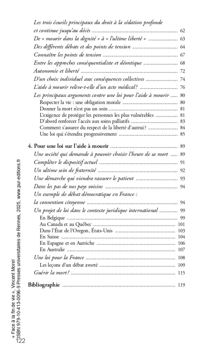 Face à la fin de vie