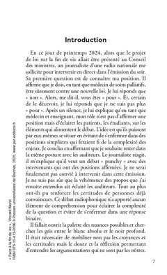 Face à la fin de vie