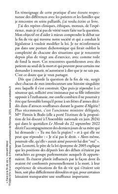 Face à la fin de vie