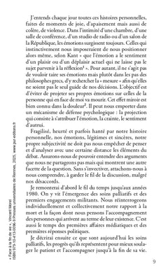 Face à la fin de vie