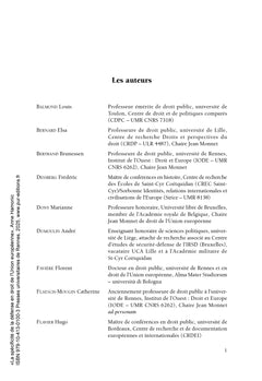 La spécificité de la défense en droit de l'Union européenne