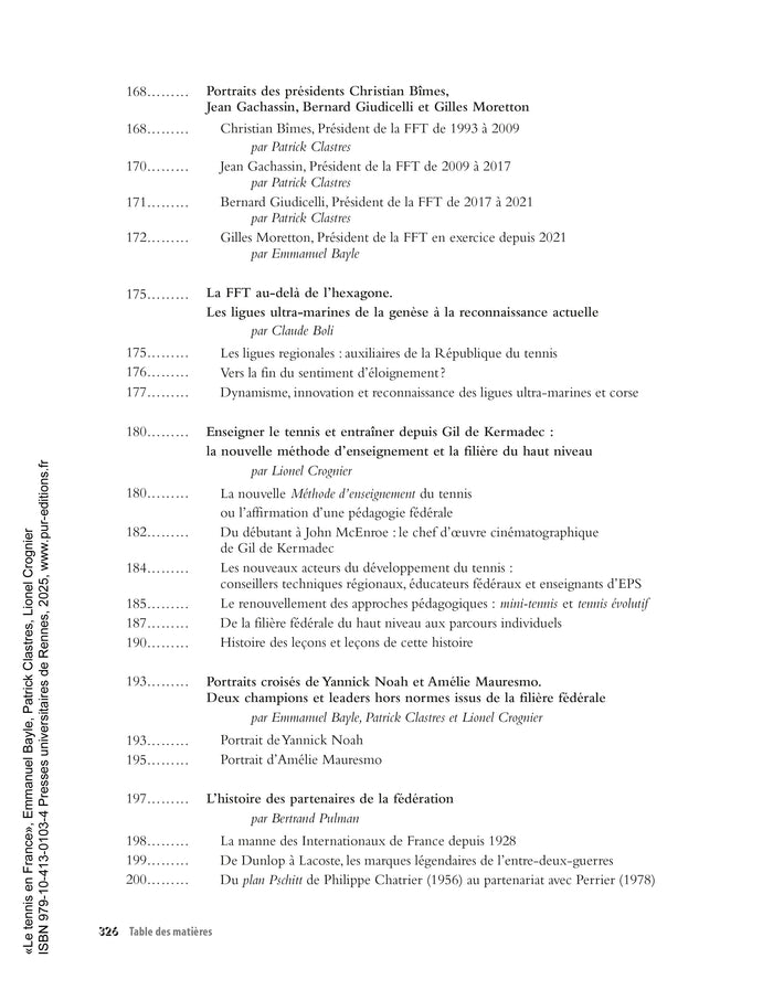 Le tennis en France, 150 ans d'histoire