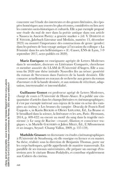 Sang, sens et sensorialité