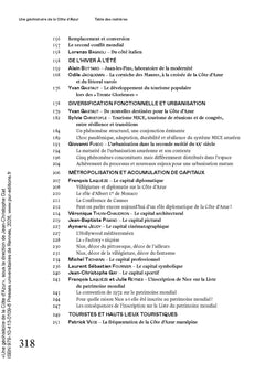 Une géohistoire de la Côte d'Azur