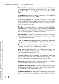 Une géohistoire de la Côte d'Azur