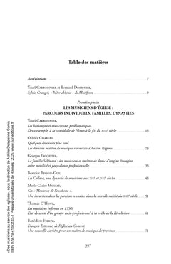 Des musiciens au service des églises