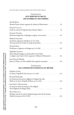 Des musiciens au service des églises