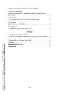 Des musiciens au service des églises
