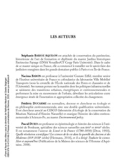 Flore et faune des villes