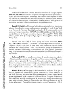 Flore et faune des villes