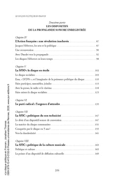 Le disque politique en France, 1929-1939