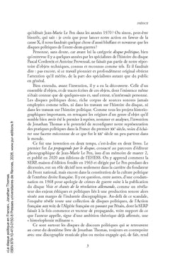 Le disque politique en France, 1929-1939