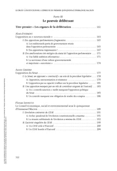 Le droit constitutionnel à l'épreuve du premier quinquennat d'Emmanuel Macron