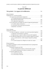 Le droit constitutionnel à l'épreuve du premier quinquennat d'Emmanuel Macron