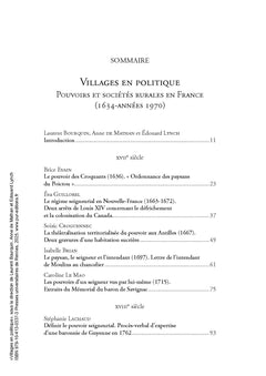 Villages en politique