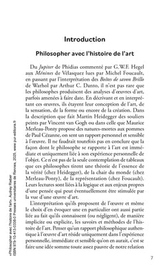 Philosopher avec l'histoire de l'art