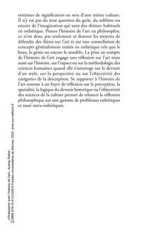 Philosopher avec l'histoire de l'art